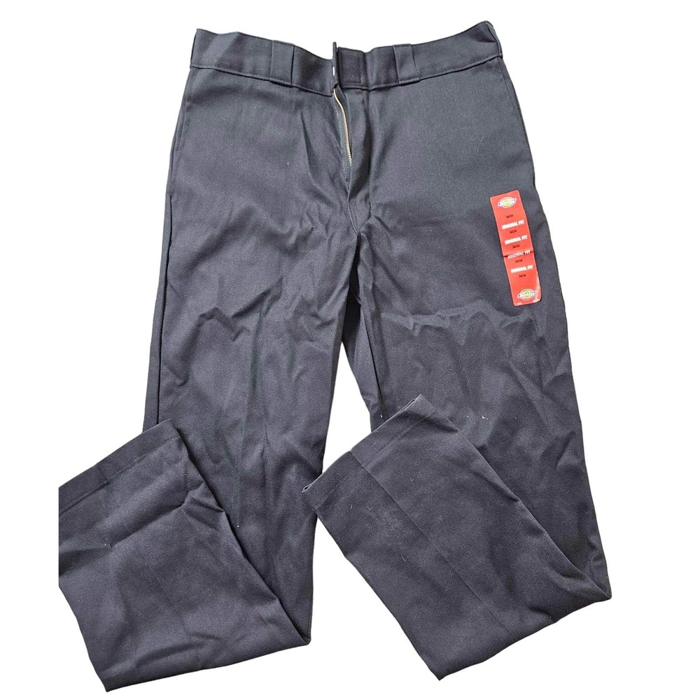 Men's Dickies 874 Pants Original Fit Work Pants Uniform Straight Leg Black
